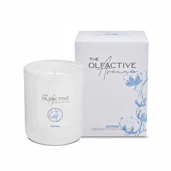 COTTON Duftkerze – hochwertige Duftkerze aus Wachs mit Naturduft