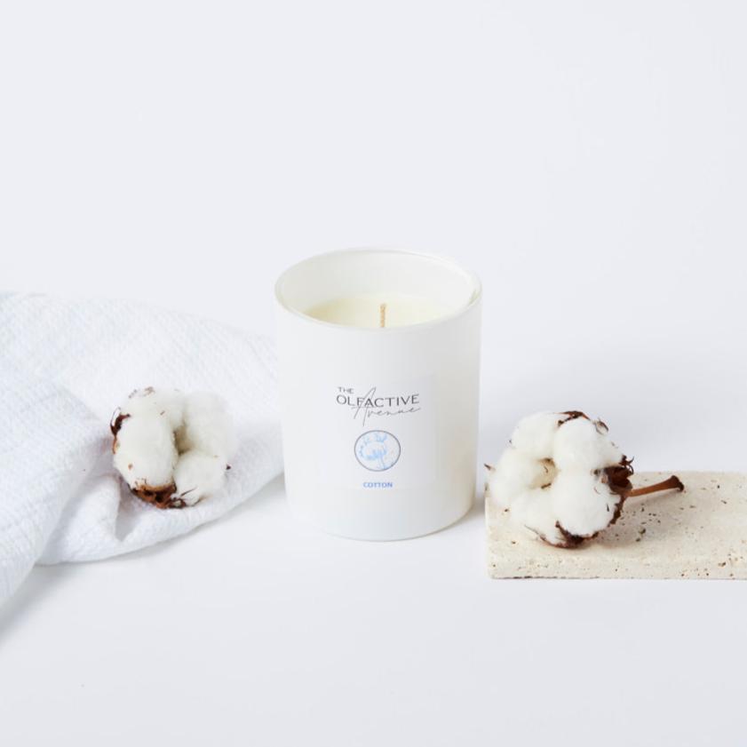 COTTON Duftkerze – premium Duftkerze im Glas