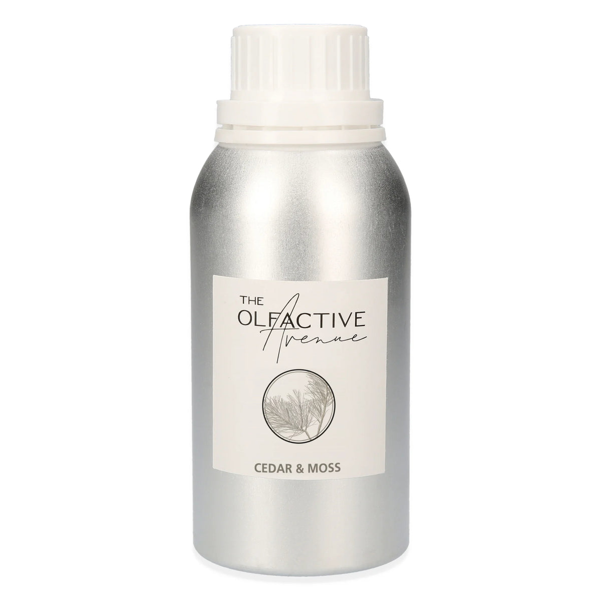 Cedar & Moss Raumduft Refill von The Olfactive Avenue – Aluminiumflasche mit Nachfüllung für den Raumduft, handabgefüllt in Hessen