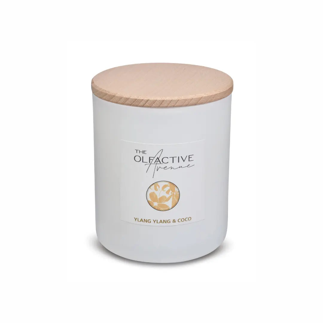 YLANG YLANG & COCO Duftkerze – stimmungsvolle Kerze mit ätherischen Duftnoten