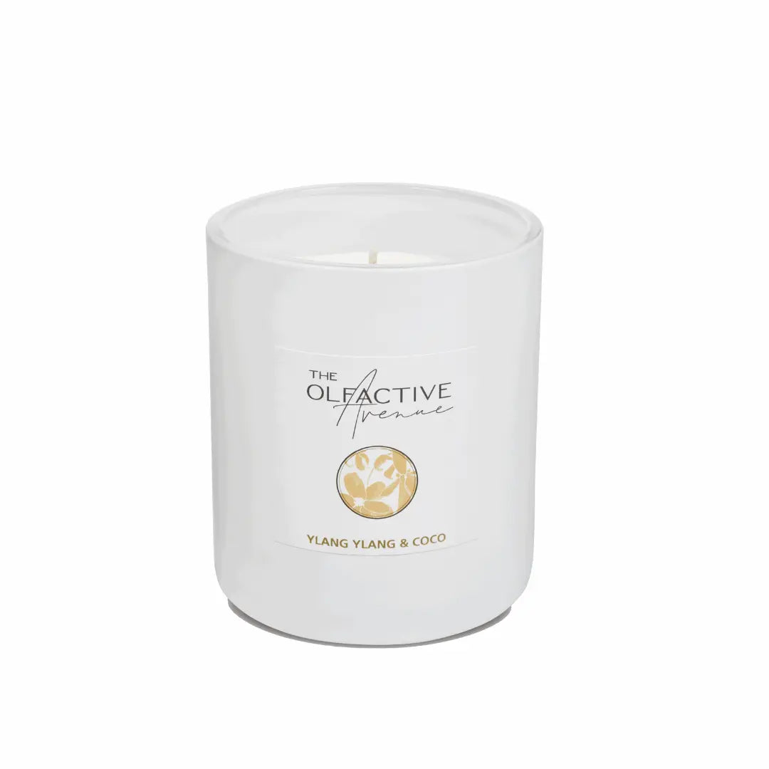 YLANG YLANG & COCO Duftkerze – minimalistische Duftkerze für dein achtsames Zuhause