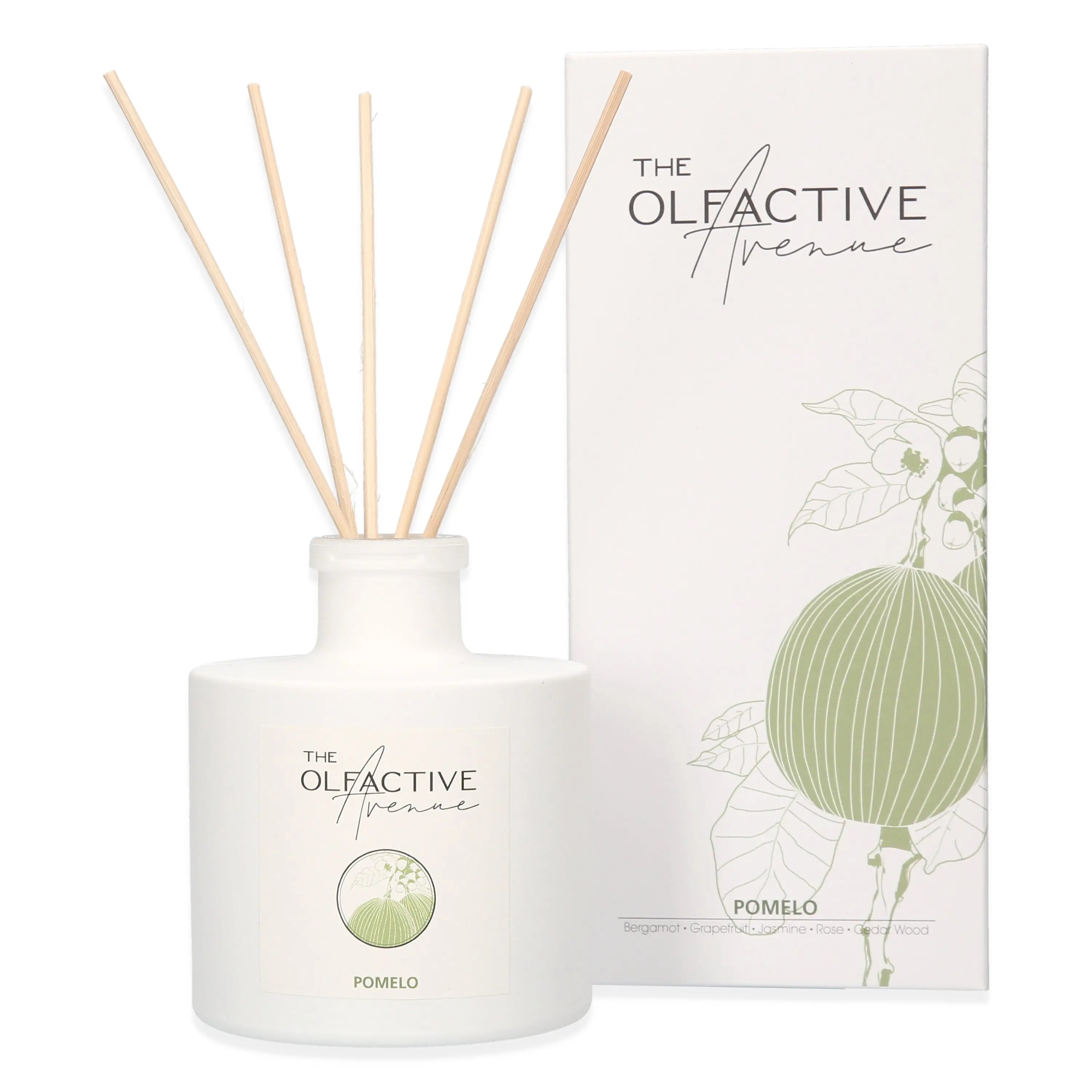 POMELO Raumduft – natürlicher Raumduft mit Stäbchen für eine angenehme Atmosphäre
