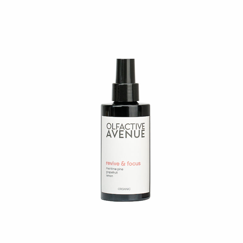 Raumspray Revive & Focus – für Energie & mentale Klarheit – veganes Raumspray mit ätherischen Ölen, für ruhige Momente