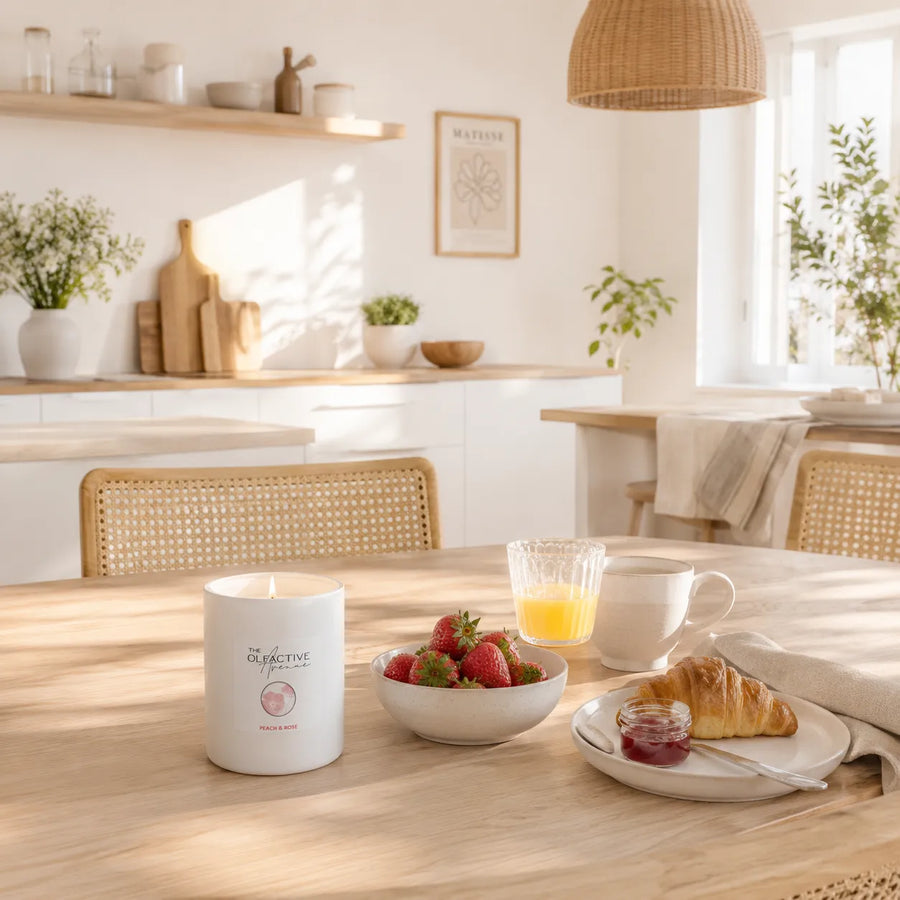 Duftkerze PEACH & ROSE