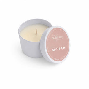 Travel Candle PEACH & ROSE
